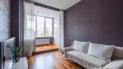 Freshly finished custom home interior with hardwood floors and modern finishes