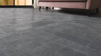 Natural stone flooring